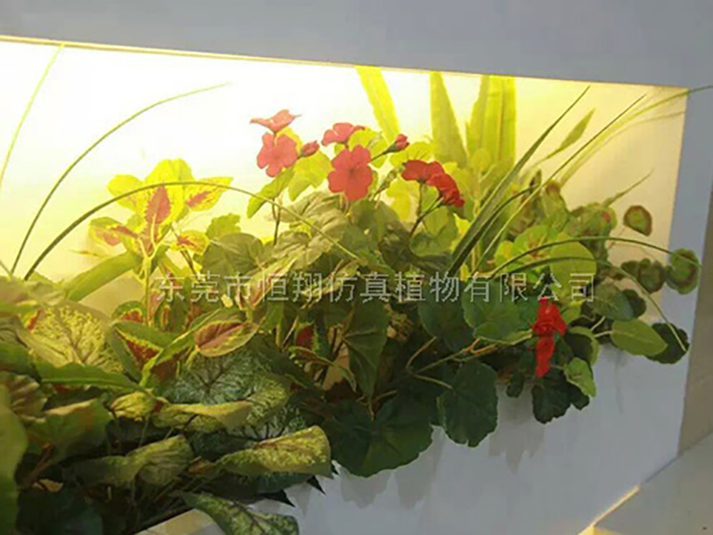 仿真小植物橱窗布景