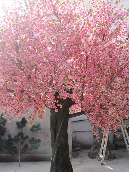 仿真桃花树