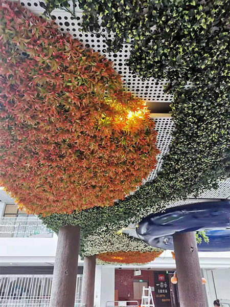 半阻燃绿植墙